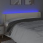 vidaXL LED Kopfteil Creme 163x16x78/88 cm Kunstleder vidaXL LED Kopfteil Creme 163x16x78/88 cm Kunstleder