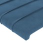 vidaXL Bettgestell mit Kopfteil Dunkelblau 160x200 cm Samt vidaXL Bettgestell mit Kopfteil Dunkelblau 160x200 cm Samt