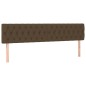 vidaXL Boxspringbett mit Matratze & LED Dunkelbraun 180x200 cm Stoff vidaXL Boxspringbett mit Matratze & LED Dunkelbraun 180x200 cm Stoff