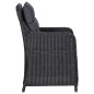 11-tlg. Garten-Essgruppe Poly Rattan Schwarz 11-tlg. Garten-Essgruppe Poly Rattan Schwarz