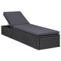 11-tlg. Garten-Essgruppe Poly Rattan Schwarz 11-tlg. Garten-Essgruppe Poly Rattan Schwarz