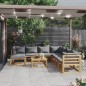vidaXL 9-tlg. Garten-Lounge-Set mit Auflagen Massivholz Akazie vidaXL 9-tlg. Garten-Lounge-Set mit Auflagen Massivholz Akazie