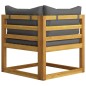 vidaXL 9-tlg. Garten-Lounge-Set mit Auflagen Massivholz Akazie vidaXL 9-tlg. Garten-Lounge-Set mit Auflagen Massivholz Akazie