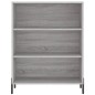 Highboard Grau Sonoma 69,5x34x180 cm Holzwerkstoff Highboard Grau Sonoma 69,5x34x180 cm Holzwerkstoff