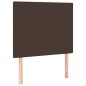 vidaXL Kopfteile 2 Stk. Braun 80x5x78/88 cm Kunstleder