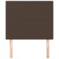 vidaXL Kopfteile 2 Stk. Braun 80x5x78/88 cm Kunstleder