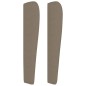 vidaXL Kopfteil mit Ohren Taupe 163x23x118/128 cm Stoff vidaXL Kopfteil mit Ohren Taupe 163x23x118/128 cm Stoff