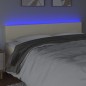vidaXL LED Kopfteil Creme 160x5x78/88 cm Kunstleder vidaXL LED Kopfteil Creme 160x5x78/88 cm Kunstleder
