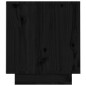 vidaXL TV-Schrank Schwarz 140x35x40 cm Massivholz Kiefer vidaXL TV-Schrank Schwarz 140x35x40 cm Massivholz Kiefer