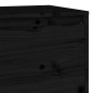 vidaXL TV-Schrank Schwarz 140x35x40 cm Massivholz Kiefer vidaXL TV-Schrank Schwarz 140x35x40 cm Massivholz Kiefer