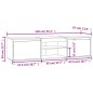 vidaXL TV-Schrank Schwarz 140x35x40 cm Massivholz Kiefer vidaXL TV-Schrank Schwarz 140x35x40 cm Massivholz Kiefer