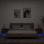 vidaXL Wand-Nachttische mit LED-Leuchten 2 Stk. Räuchereiche vidaXL Wand-Nachttische mit LED-Leuchten 2 Stk. Räuchereiche