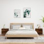 vidaXL Wand-Nachttische mit LED-Leuchten 2 Stk. Räuchereiche vidaXL Wand-Nachttische mit LED-Leuchten 2 Stk. Räuchereiche