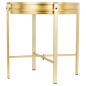 Home&Styling Beistelltisch mit Uhr Golden Home&Styling Beistelltisch mit Uhr Golden