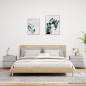 vidaXL Wand-Nachttische mit LED-Leuchten 2 Stk. Grau Sonoma vidaXL Wand-Nachttische mit LED-Leuchten 2 Stk. Grau Sonoma