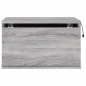 vidaXL Wand-Nachttische mit LED-Leuchten 2 Stk. Grau Sonoma vidaXL Wand-Nachttische mit LED-Leuchten 2 Stk. Grau Sonoma