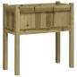 vidaXL Pflanzkübel mit Beinen 70x31x70 cm Kiefernholz Imprägniert vidaXL Pflanzkübel mit Beinen 70x31x70 cm Kiefernholz Imprägniert