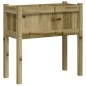 vidaXL Pflanzkübel mit Beinen 70x31x70 cm Kiefernholz Imprägniert vidaXL Pflanzkübel mit Beinen 70x31x70 cm Kiefernholz Imprägniert