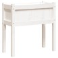 vidaXL Pflanzkübel 2 Stk. mit Beinen Weiß Massivholz Kiefer vidaXL Pflanzkübel 2 Stk. mit Beinen Weiß Massivholz Kiefer