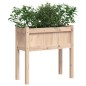 vidaXL Pflanzkübel 2 Stk. mit Beinen Massivholz Kiefer vidaXL Pflanzkübel 2 Stk. mit Beinen Massivholz Kiefer