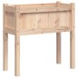 vidaXL Pflanzkübel 2 Stk. mit Beinen Massivholz Kiefer vidaXL Pflanzkübel 2 Stk. mit Beinen Massivholz Kiefer