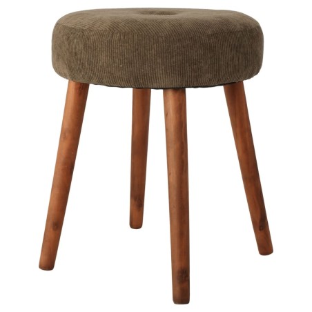 Home&Styling Hocker Ø35x45 cm Dunkelgrün