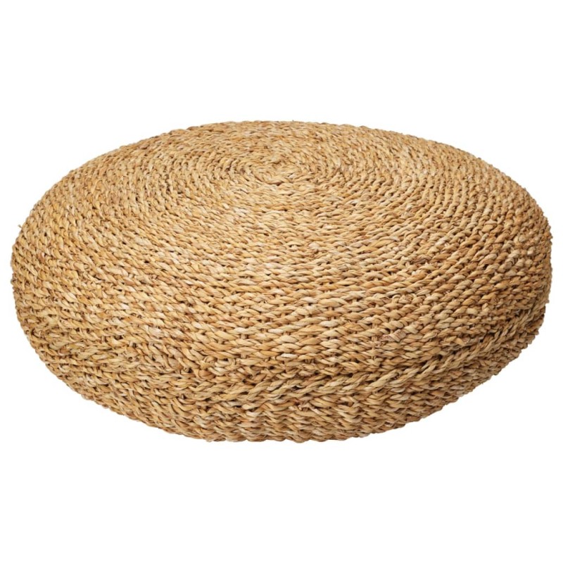 Home&Styling Pouf Rund Natur Ø58x20 cm Seegras Home&Styling Pouf Rund Natur Ø58x20 cm Seegras