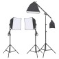 vidaXL Fotostudio-Set mit Beleuchtung, Hintergrund und Reflektor vidaXL Fotostudio-Set mit Beleuchtung, Hintergrund und Reflektor