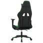 vidaXL Gaming-Stuhl mit Fußstütze Schwarz und Grün Kunstleder vidaXL Gaming-Stuhl mit Fußstütze Schwarz und Grün Kunstleder
