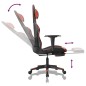 vidaXL Gaming-Stuhl mit Fußstütze Schwarz und Rot Kunstleder vidaXL Gaming-Stuhl mit Fußstütze Schwarz und Rot Kunstleder