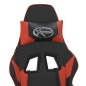 vidaXL Gaming-Stuhl mit Fußstütze Schwarz und Rot Kunstleder vidaXL Gaming-Stuhl mit Fußstütze Schwarz und Rot Kunstleder
