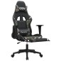 vidaXL Gamingstuhl mit Massage Fußstütze Schwarz Tarnfarben Kunstleder vidaXL Gamingstuhl mit Massage Fußstütze Schwarz Tarnfarben Kunstleder