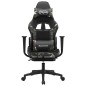 vidaXL Gamingstuhl mit Massage Fußstütze Schwarz Tarnfarben Kunstleder vidaXL Gamingstuhl mit Massage Fußstütze Schwarz Tarnfarben Kunstleder