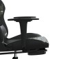 vidaXL Gamingstuhl mit Massage Fußstütze Schwarz Tarnfarben Kunstleder vidaXL Gamingstuhl mit Massage Fußstütze Schwarz Tarnfarben Kunstleder