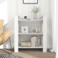 vidaXL Bücherregal/Raumteiler Weiß 80x35x91 cm Massivholz Kiefer vidaXL Bücherregal/Raumteiler Weiß 80x35x91 cm Massivholz Kiefer