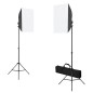 vidaXL Fotostudio-Set mit Softboxen, Hintergrundsystem und Reflektor vidaXL Fotostudio-Set mit Softboxen, Hintergrundsystem und Reflektor