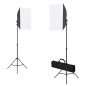 vidaXL Fotostudio-Set mit Softboxen, Hintergrundsystem und Reflektor vidaXL Fotostudio-Set mit Softboxen, Hintergrundsystem und Reflektor