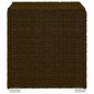 3-tlg. Garten-Sonnenliegen mit Teetisch Poly Rattan Braun 3-tlg. Garten-Sonnenliegen mit Teetisch Poly Rattan Braun