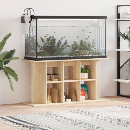 vidaXL Aquariumständer Sonoma-Eiche 120x40x60 cm Holzwerkstoff