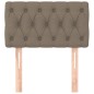 vidaXL Kopfteil Taupe 80x7x78/88 cm Stoff