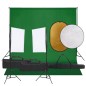 vidaXL Fotostudio-Set mit Beleuchtung, Hintergrund und Reflektor vidaXL Fotostudio-Set mit Beleuchtung, Hintergrund und Reflektor