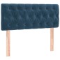 vidaXL Boxspringbett mit Matratze Dunkelblau 90x190 cm Samt vidaXL Boxspringbett mit Matratze Dunkelblau 90x190 cm Samt