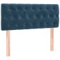 vidaXL Boxspringbett mit Matratze Dunkelblau 90x190 cm Samt vidaXL Boxspringbett mit Matratze Dunkelblau 90x190 cm Samt
