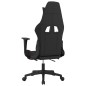 vidaXL Gaming-Stuhl mit Fußstütze Schwarz und Rot Stoff vidaXL Gaming-Stuhl mit Fußstütze Schwarz und Rot Stoff