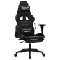 vidaXL Gaming-Stuhl mit Fußstütze Schwarz Kunstleder vidaXL Gaming-Stuhl mit Fußstütze Schwarz Kunstleder