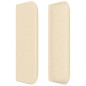 vidaXL Kopfteil mit Ohren Creme 83x16x78/88 cm Stoff