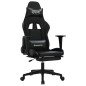 vidaXL Gaming-Stuhl mit Massage & Fußstütze Schwarz Kunstleder vidaXL Gaming-Stuhl mit Massage & Fußstütze Schwarz Kunstleder