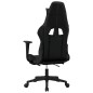 vidaXL Gaming-Stuhl mit Massage & Fußstütze Schwarz Kunstleder vidaXL Gaming-Stuhl mit Massage & Fußstütze Schwarz Kunstleder