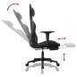 vidaXL Gaming-Stuhl mit Massage & Fußstütze Schwarz Kunstleder vidaXL Gaming-Stuhl mit Massage & Fußstütze Schwarz Kunstleder