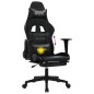 vidaXL Gaming-Stuhl mit Massage & Fußstütze Schwarz Kunstleder vidaXL Gaming-Stuhl mit Massage & Fußstütze Schwarz Kunstleder